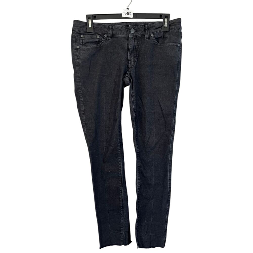 prAna Jeans Skinny Leg Denim Jeans Low Rise Stretch Performace Women's Sz 4/27